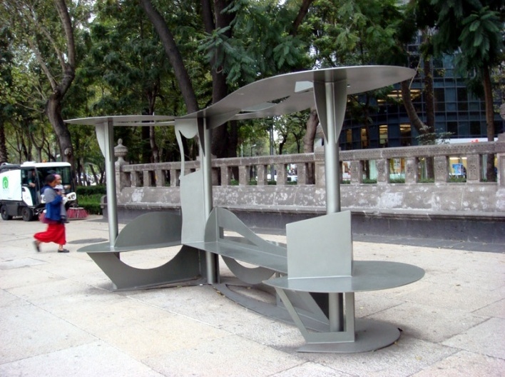 Banco-escultura, Paseo de la Reforma