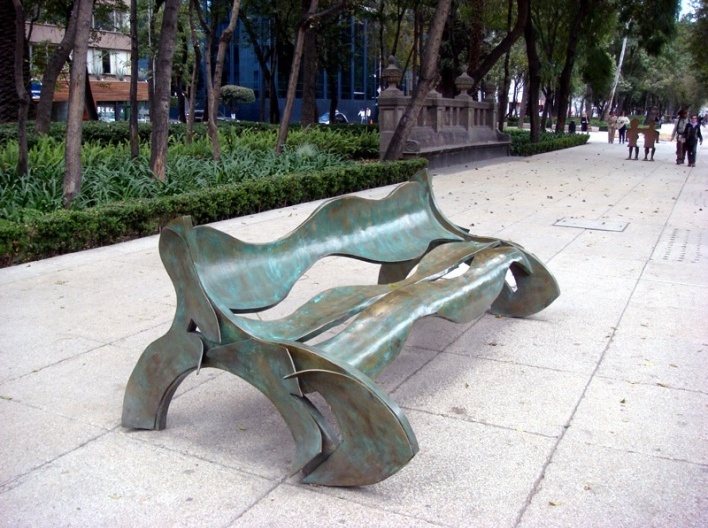 Banco-escultura, Paseo de la Reforma