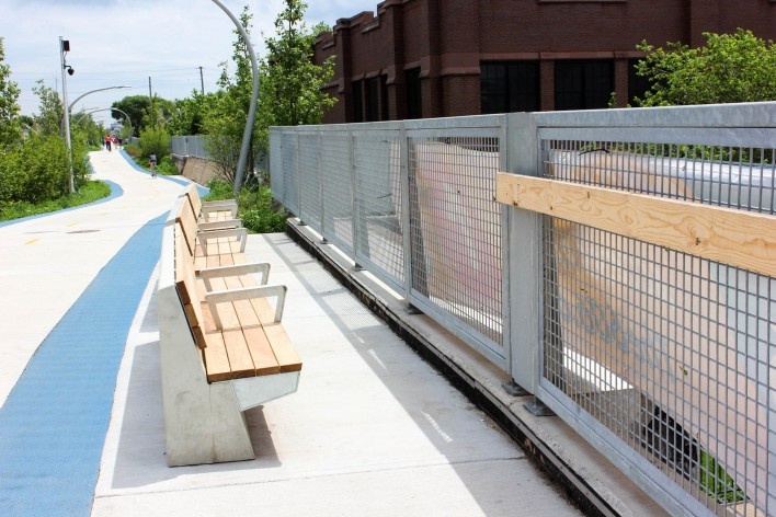 Bloomingdale Trail, mirante, Chicago, 25 jun. 2015<br />Foto Sarah Suassuna 