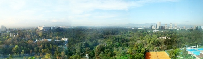 Vista do Hotel Fiesta Americana Gran Chapultepec<br />Fotos Michel Gorski 