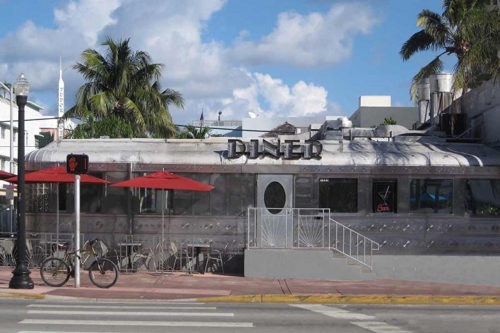 Lanchonete de dia, Miami<br />Foto Victor Hugo Mori 