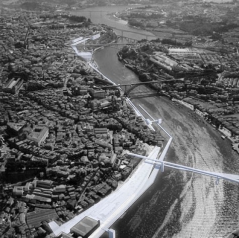 Vista aérea - inserção urbana<br />Imagem do autor do projeto 