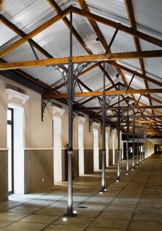 Centro Cultural de Araras, estrutura da cobertura. AUM arquitetos, 3º. prêmio categoria profissional/ obras concluídas Araras,SP,2003-2009