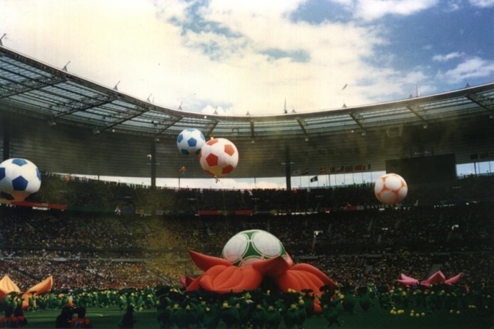 Festa de abertura da Copa do Mundo de 1998<br />Fotos Pedro Gorski 