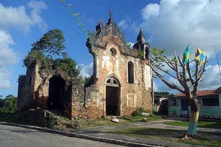 Ruínas da Igreja Nossa Senhora do Rozário,Jaboatão PE<br />Foto Junancy Wanderley 