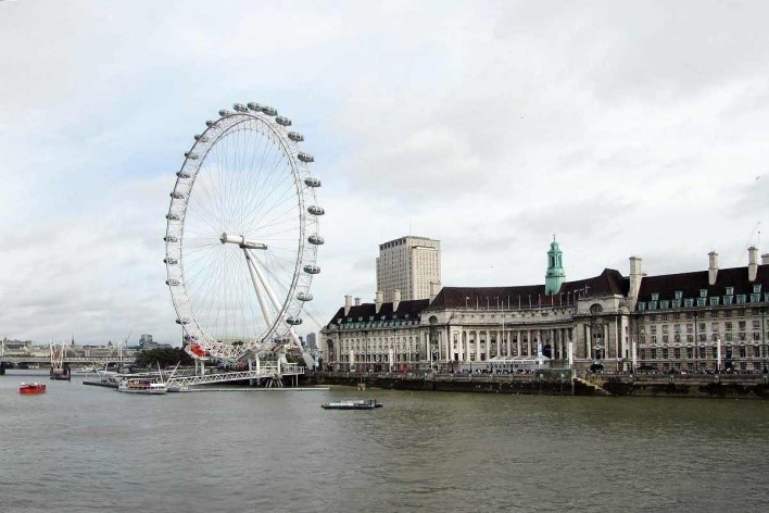 London Eye, roda-gigante, Londres. Arquiteto Richard Rogers<br />Foto Victor Hugo Mori 
