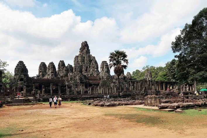 Angkor Thom, Templo de Bayon, Camboja<br />Foto Victor Hugo Mori 