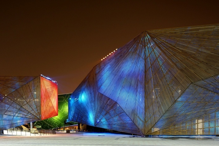 Canadian pavillion in Expo Shanghai 2010. Saia Barbarese Topouzanov architectes<br />Photo Patrick Alleyn  [V2com]