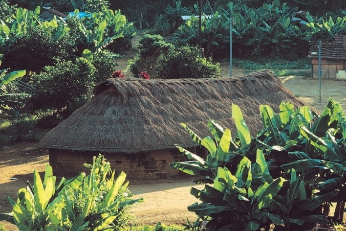 Casa de reza da tribo Tenondê Porã, Parelheiros, São Paulo<br />Foto Urbenauta 