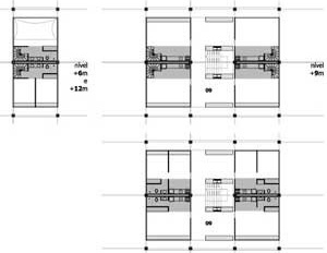 Planta Bloco TT - 4 triplex e Bloco KK - 4 kitnets
  	  	 <br />Imagem dos autores do projeto 