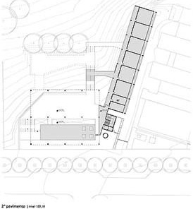 Planta segundo pavimento<br />Imagem dos autores do projeto 