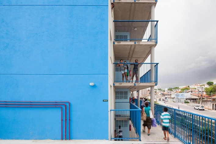 Reurbanização da favela do Sapé, Rio Pequeno, São Paulo, 2014. Base 3 Arquitetos, arquitetos Marina Grinover, Catherine Otondo e Jorge Pessoa<br />Foto Pedro Vannucchi 