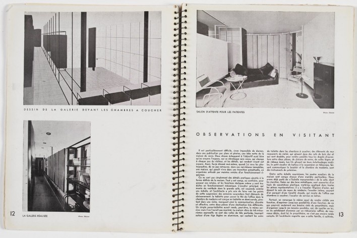 Maison de Verre publicada na revista L’Architecture d’Aujourd’Hui, n. 9, 1933, p. 12-13<br />Imagem divulgação 
