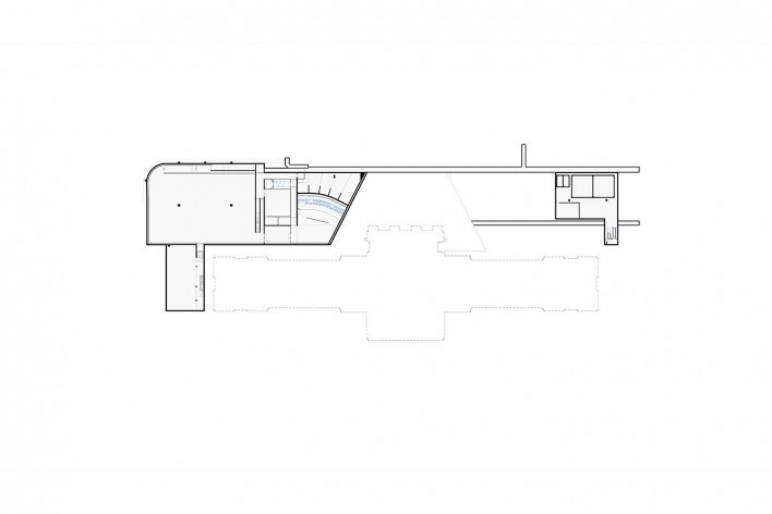 Modernização e restauro do Museu do Ipiranga, planta subsolo, São Paulo SP, 2022. Arquitetos Eduardo Ferroni e Pablo Hereñú / H+F Arquitetos<br />Imagem divulgação/disclosure image  [H+F Arquitetos]