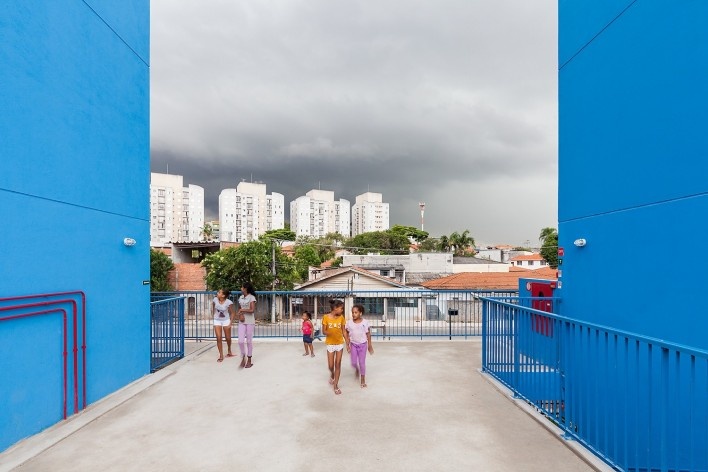 Reurbanização da favela do Sapé, Rio Pequeno, São Paulo, 2014. Base 3 Arquitetos, arquitetos Marina Grinover, Catherine Otondo e Jorge Pessoa<br />Foto Pedro Vannucchi 