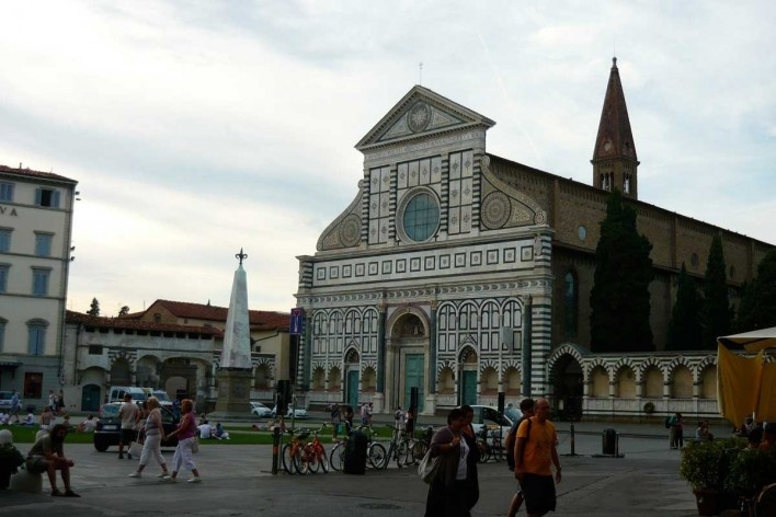 Basílica Santa Maria Novella. Florença, Itália. Agosto/2010<br />Foto Francisco Alves 