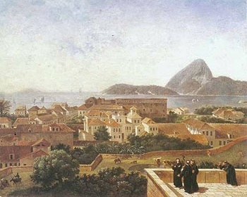 Vista do monte de Santo Antônio, Nicolas-Antoine Taunay, 1816