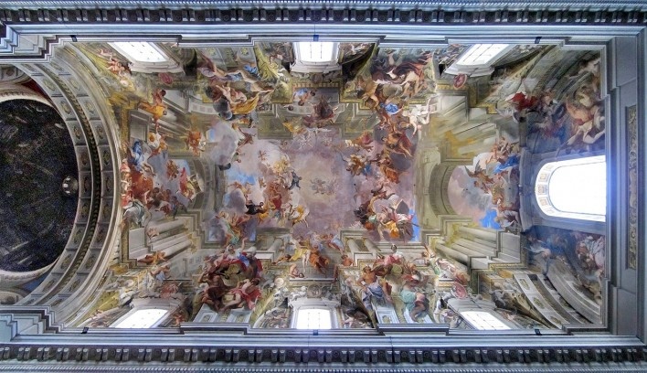 Sant’Ignazio di Loyola em Roma<br />Fotomontagem Victor Hugo Mori, 2010 