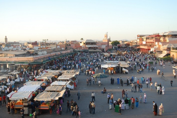 Medina de Marrakesh, Marrocos<br />Foto Unesco  [Wikimedia Commons]