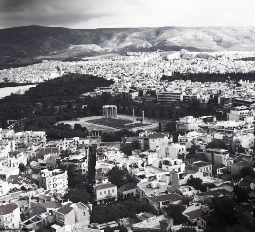 Vista aérea da cidade de Atenas, Grécia. Foto tirada a partir da Acrópole out. 2010<br />Foto Francisco Alves 