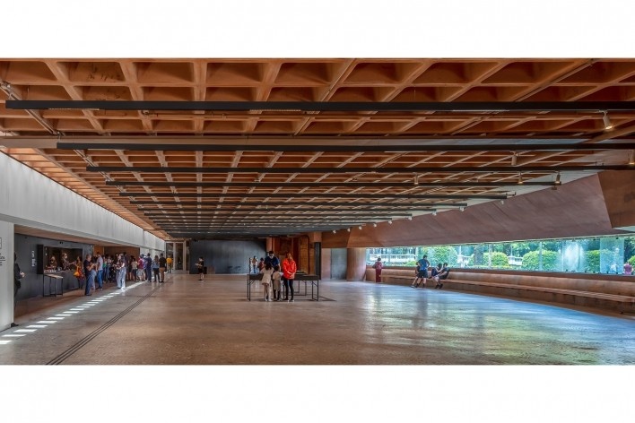 Modernização e restauro do Museu do Ipiranga, São Paulo SP, 2022. Arquitetos Eduardo Ferroni e Pablo Hereñú / H+F Arquitetos<br />Foto/photo Nelson Kon 