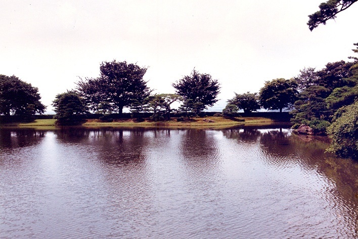 Vila Imperial de Katsura: lago do complexo Shugakuin <br />Foto Maria do Carmo Maciel Di Primio 