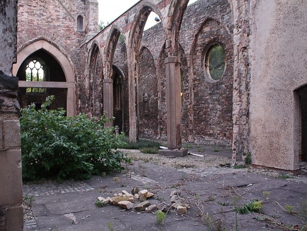 Interior da St. Peter´s Church, em Bristol, Inglaterra<br />Foto Victor Sena 