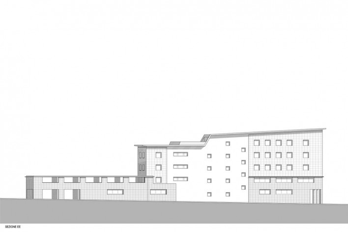 Section E - Office Building and Parking Garage in Padua<br />Valle Architetti 