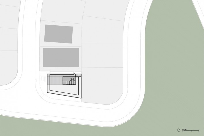 Residência Porto Madero, implantação, Presidente Prudente SP Brasil, 2022. Arquiteta Cristiana Pasquini / grupoDEArquitetura<br />Imagem divulgação  [grupoDEArquitetura]