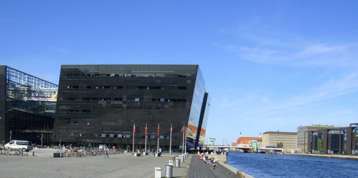 Biblioteca Black Diamond, Copenhague, Dinamarca<br />Foto Cristina Meneguello 