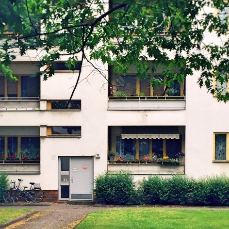 Edifício habitacional em Siemensstadt, Berlim, arquiteto Hans Scharoun<br />Foto Fabiano Borba Vianna, 2016 