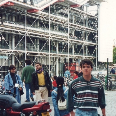 Flávio Coddou em Paris, 1996