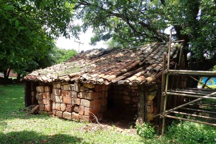 Casa de pedra da Missão de São Nicolau RS<br />Foto Victor Hugo Mori 