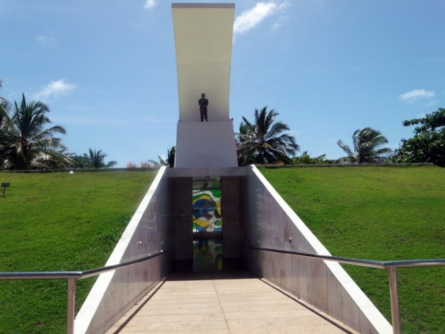 Memorial Teotônio Vilela, entrada, Maceió<br />Foto Silvia Raquel Chiarelli 