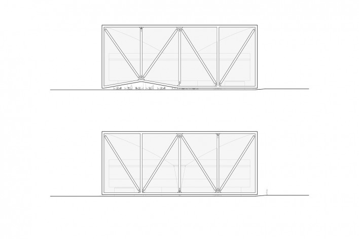 Pavilhão do Brasil na Expo Dubai 2020, fachada leste e oeste, Dubai, Emirados Árabes Unidos, 2020. Arquitetos José Paulo Gouvêa, Marta Moreira, Martin Benavidez e Milton Braga / Ben-Avid + JPG.ARQ + MMBB Arquitetos<br />Imagem divulgação/disclosure image/divulgación  [Ben-Avid + JPG.ARQ + MMBB Arquitetos]