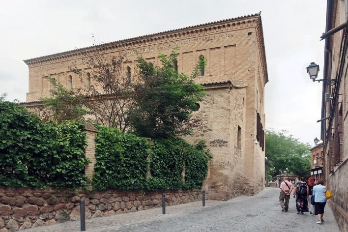 Sinagoga Sefardi del Tránsito (ou de Samuel ha-Levi), Toledo, Espanha<br />Fotomontagem Victor Hugo Mori, 2019 