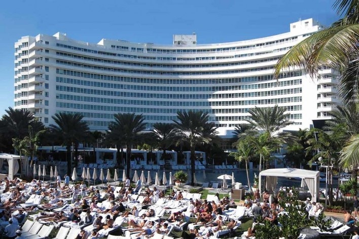 Hotel Fontainebleu, Miami<br />Foto Victor Hugo Mori 