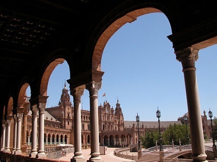 Plaza de España, Exposição Iberoamericana de 1929, Sevilha<br />Foto Ricardo Medrano 