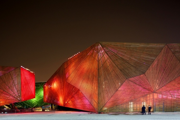 Canadian pavillion in Expo Shanghai 2010. Saia Barbarese Topouzanov architectes<br />Photo Patrick Alleyn  [V2com]