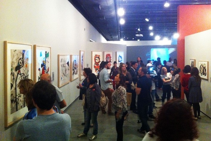 Exposição de Joan Miró, Instituto Tomie Ohtake, São Paulo, de 24 de maio a 16 de agosto de 2015<br />Foto Abilio Guerra 