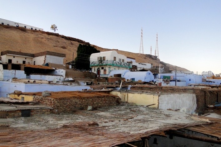 Bairro residencial em Aswan (povo Núbio)<br />Foto Sergio Antonio dos Santos Junior 