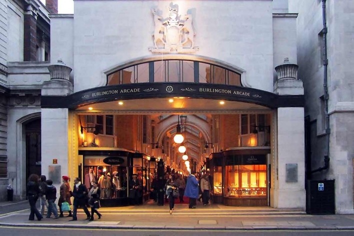 Burlington Arcade, Londres<br />Foto Victor Hugo Mori 