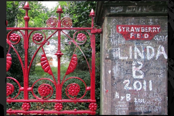 Strawberry Fields na Beaconsfields Road. Jardim do orfanato Salvation Army Childrens’s Home<br />Foto Victor Hugo Mori 