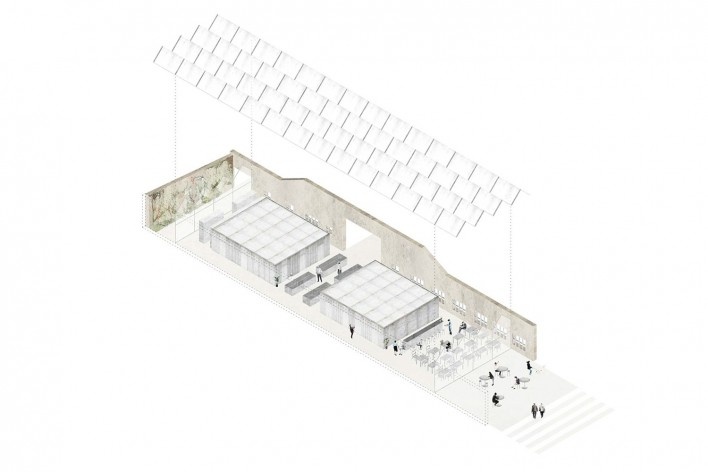 El Roser Social Centre in Reus, Tarragona, Spain, 2022. Architects Josep Ferrando, David Recio, Xavi Gallego (authors) / Josep Ferrando Architecture and Gallego Arquitectura<br />Imagen divulgación/disclosure image  [Ferrando Architecture/Gallego Arquitectura]