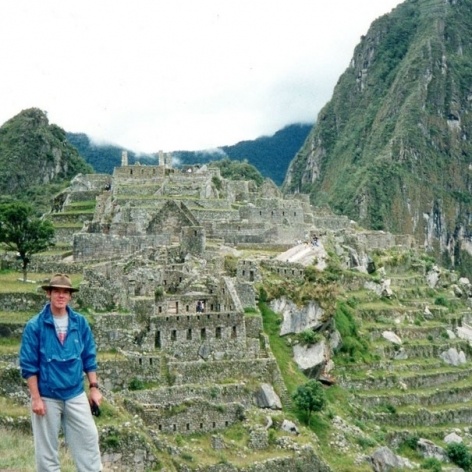 Flávio Coddou em Machu Picchu, 1996<br />Foto Flávio Coddou 