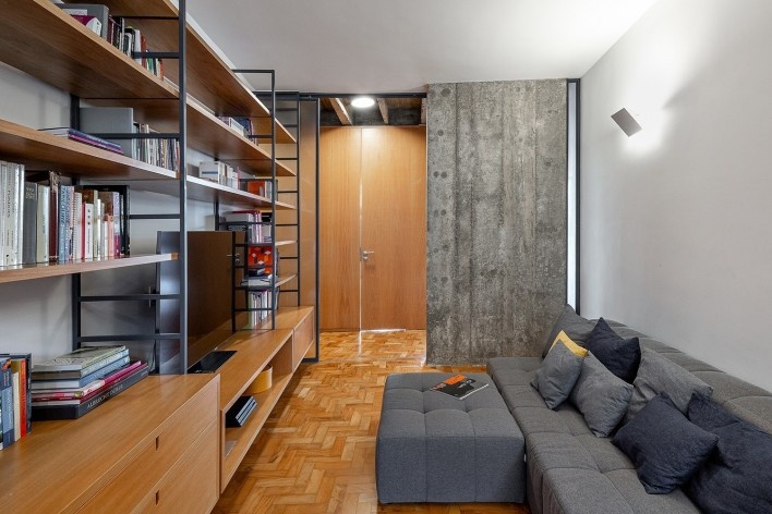 Apartamento Copan, São Paulo SP Brasil, 2020. Arquitetos Rosário Pinho e André Scarpa<br />Foto André Scarpa 