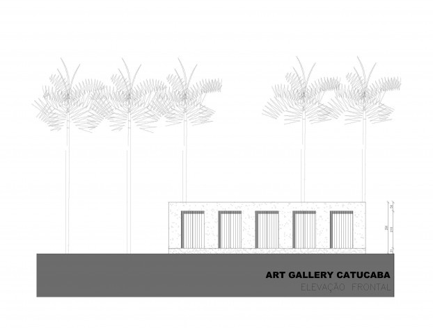Art Gallery Catucaba, front elevation, São Luiz do Paraitinga SP Brasil, 2017. Arquiteto Sven Mouton / escritorio CRU! Architects<br />Imagem divulgação  [Acervo CRU! Architects/ Sven Mouton]