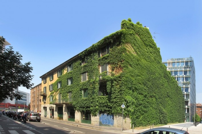 Edifício Bosco Verticale, casarão, Milão, arquiteto Stefano Boeri<br />Foto Victor Hugo Mori 