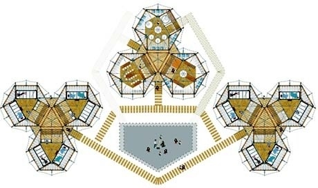 Fase 3 - Planta da Agrupação<br />Imagem do autor do projeto 