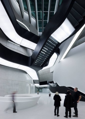 MAXXI – Museu de Arte do Século XXI, Roma, Itália, 1998-2009. Zaha Hadid Architects<br />Foto de maquete © Zaha Hadid Architects 